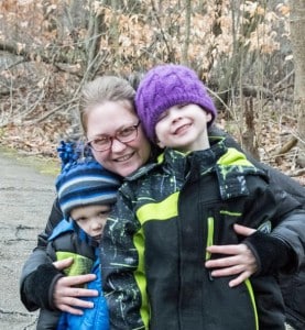 Jessica Morris and kids