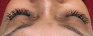 after lash extensions
